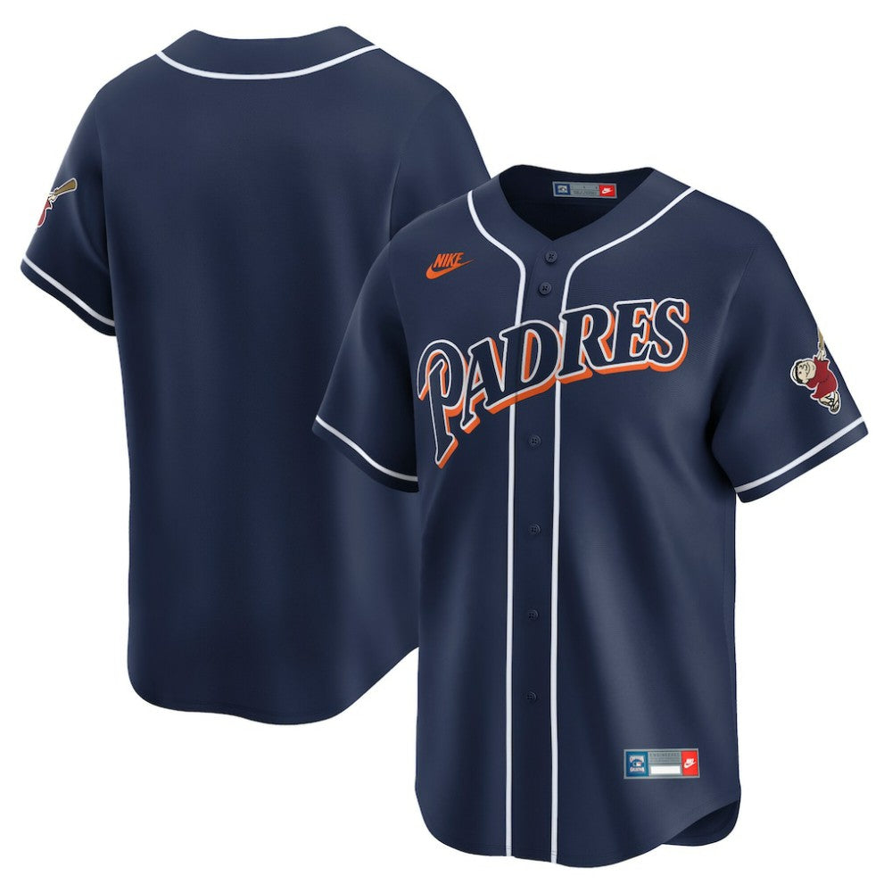 MLB San Diego Padres Nike Cooperstown Collection Limited Jersey - Navy