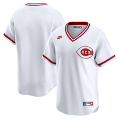 MLB Cincinnati Reds Nike Cooperstown Collection Limited Jersey - White