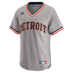 MLB Detroit Tigers Nike Cooperstown Collection Limited Jersey - Gray