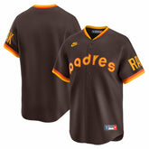 MLB San Diego Padres Nike Cooperstown Collection Limited Jersey - Brown