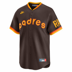 MLB San Diego Padres Nike Cooperstown Collection Limited Jersey - Brown