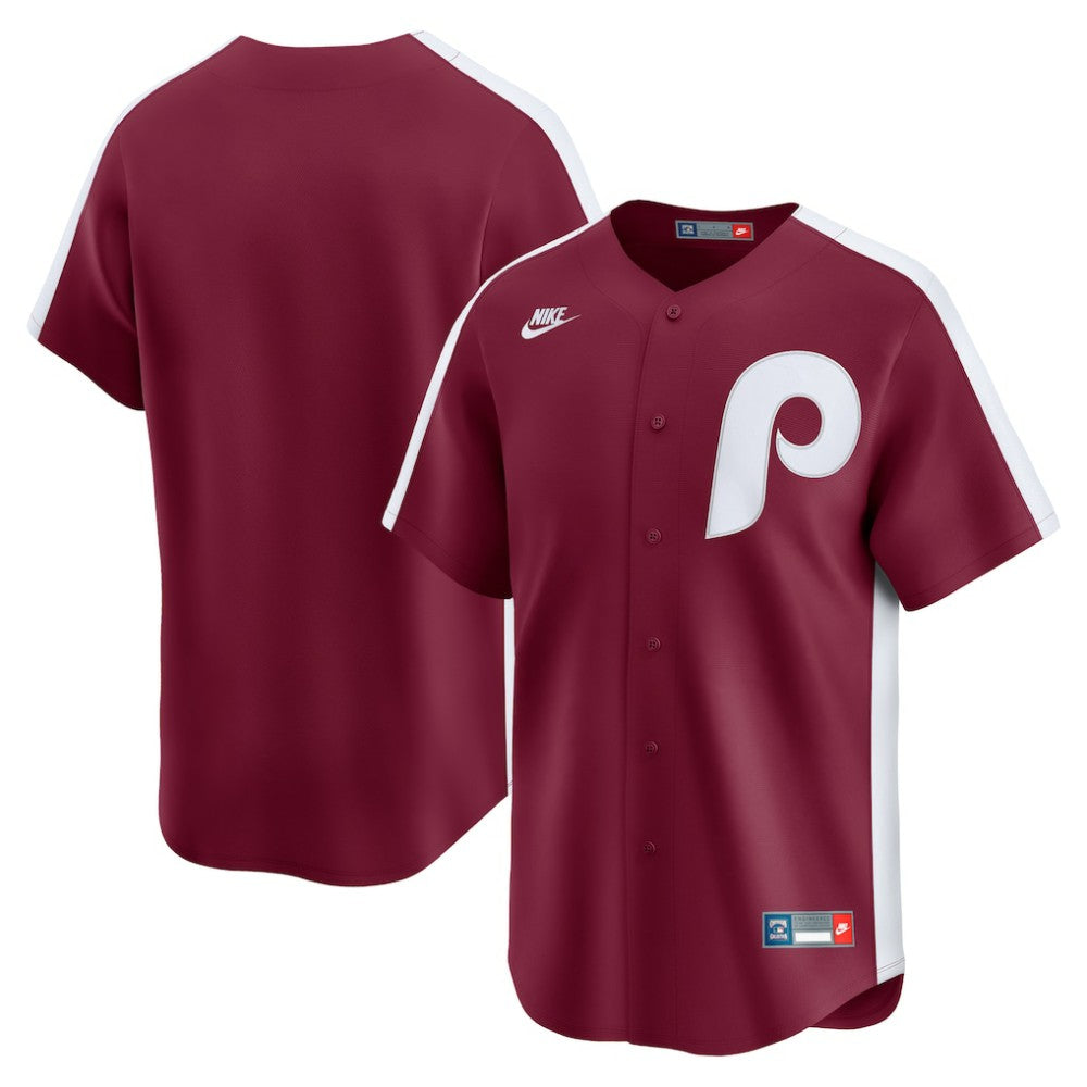 MLB Philadelphia Phillies Nike Cooperstown Collection Limited Jersey - Maroon