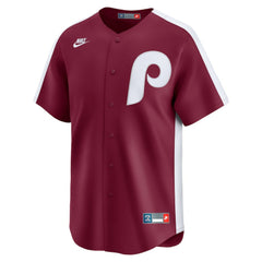 MLB Philadelphia Phillies Nike Cooperstown Collection Limited Jersey - Maroon