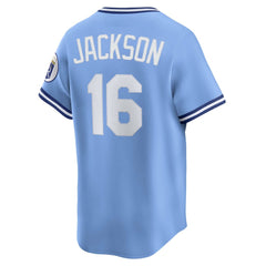MLB Bo Jackson Kansas City Royals Nike Throwback Cooperstown Collection Limited Jersey - Light Blue
