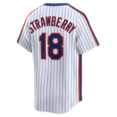 MLB Darryl Strawberry New York Mets Nike Throwback Cooperstown Collection Limited Jersey - White