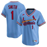 MLB Ozzie Smith St. Louis Cardinals Nike Throwback Cooperstown Collection Limited Jersey - Blue