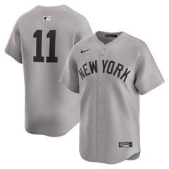 MLB Anthony Volpe New York Yankees Nike Road Limited Player Jersey - Gray