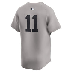 MLB Anthony Volpe New York Yankees Nike Road Limited Player Jersey - Gray