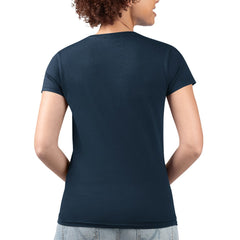 Minnesota Twins G-III 4Her by Carl Banks Women's Super-Slim Fit Lightweight Flowers Graphic V-Neck T-Shirt - Navy T-shirts