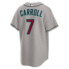 MLB Corbin Carroll Arizona Diamondbacks Nike Road Replica Jersey - Gray
