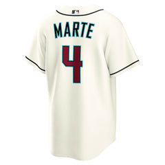 MLB Ketel Marte Arizona Diamondbacks Nike Home Replica Jersey - Cream