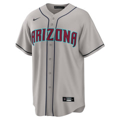 MLB Ketel Marte Arizona Diamondbacks Nike Road Replica Jersey - Gray