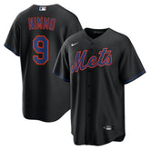Brandon Nimmo New York Mets Nike Alternate Replica Jersey - Black Jerseys