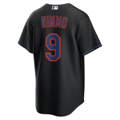 MLB Brandon Nimmo New York Mets Nike Alternate Replica Jersey - Black