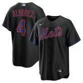 MLB Francisco Alvarez New York Mets Nike Alternate Replica Jersey - Black