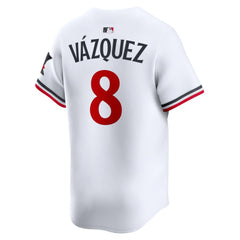 MLB Christian V¨¢zquez Minnesota Twins Nike Home Limited Jersey - White