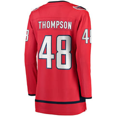NHL Logan Thompson Washington Capitals Fanatics Women's Home Breakaway Jersey - Red
