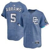 MLB CJ Abrams Washington Nationals Nike 2025 City Connect Limited Jersey - Blue