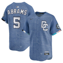 MLB CJ Abrams Washington Nationals Nike 2025 City Connect Limited Jersey - Blue