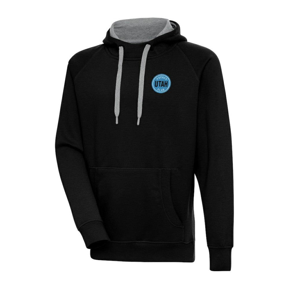 NHL Utah Mammoth Antigua Victory Pullover Hoodie - Black