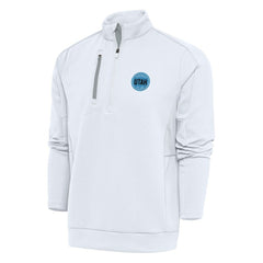 NHL Utah Mammoth Antigua Generation Quarter-Zip Pullover Top - White
