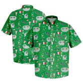 Mexico National Team Vive La Fete Impressions Artwork Button-Down Shirt Green sale