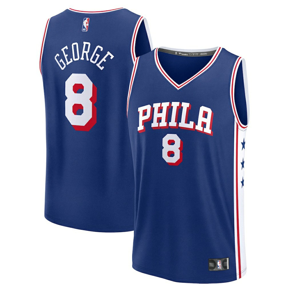 NBA Paul George Philadelphia 76ers Fast Break Replica Player Jersey - Icon Edition - Royal