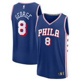 NBA Paul George Philadelphia 76ers Fast Break Replica Player Jersey - Icon Edition - Royal