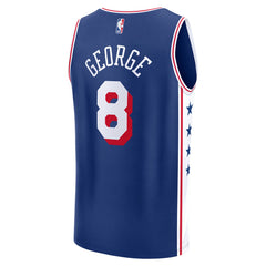 NBA Paul George Philadelphia 76ers Youth Fast Break Replica Player Jersey - Icon Edition - Royal