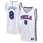 NBA Paul George Philadelphia 76ers Fast Break Replica Player Jersey - Association Edition - White