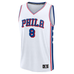 NBA Paul George Philadelphia 76ers Youth Fast Break Replica Player Jersey - Association Edition - White