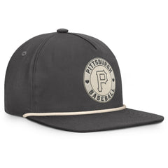 Pittsburgh Pirates Fanatics Closer Adjustable Hat - Charcoal Hats