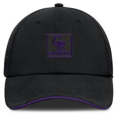 Colorado Rockies Fanatics Level Up Driver Adjustable Hat - Black Hats