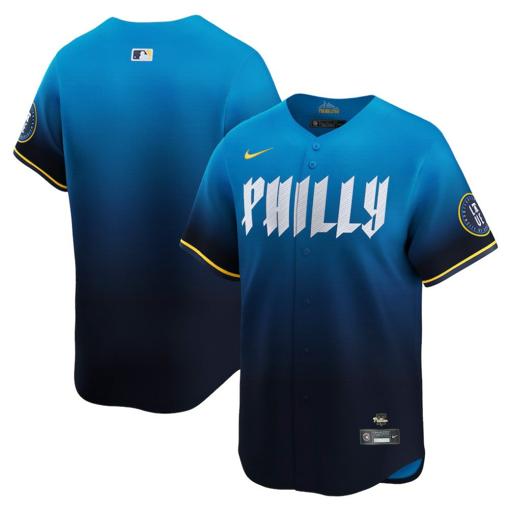 MLB Philadelphia Phillies Nike City Connect Limited Jersey - Navy