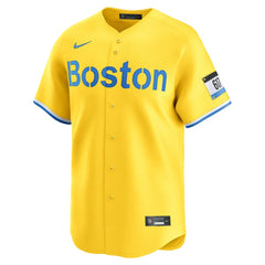MLB Boston Red Sox Nike City Connect Limited Jersey - Gold