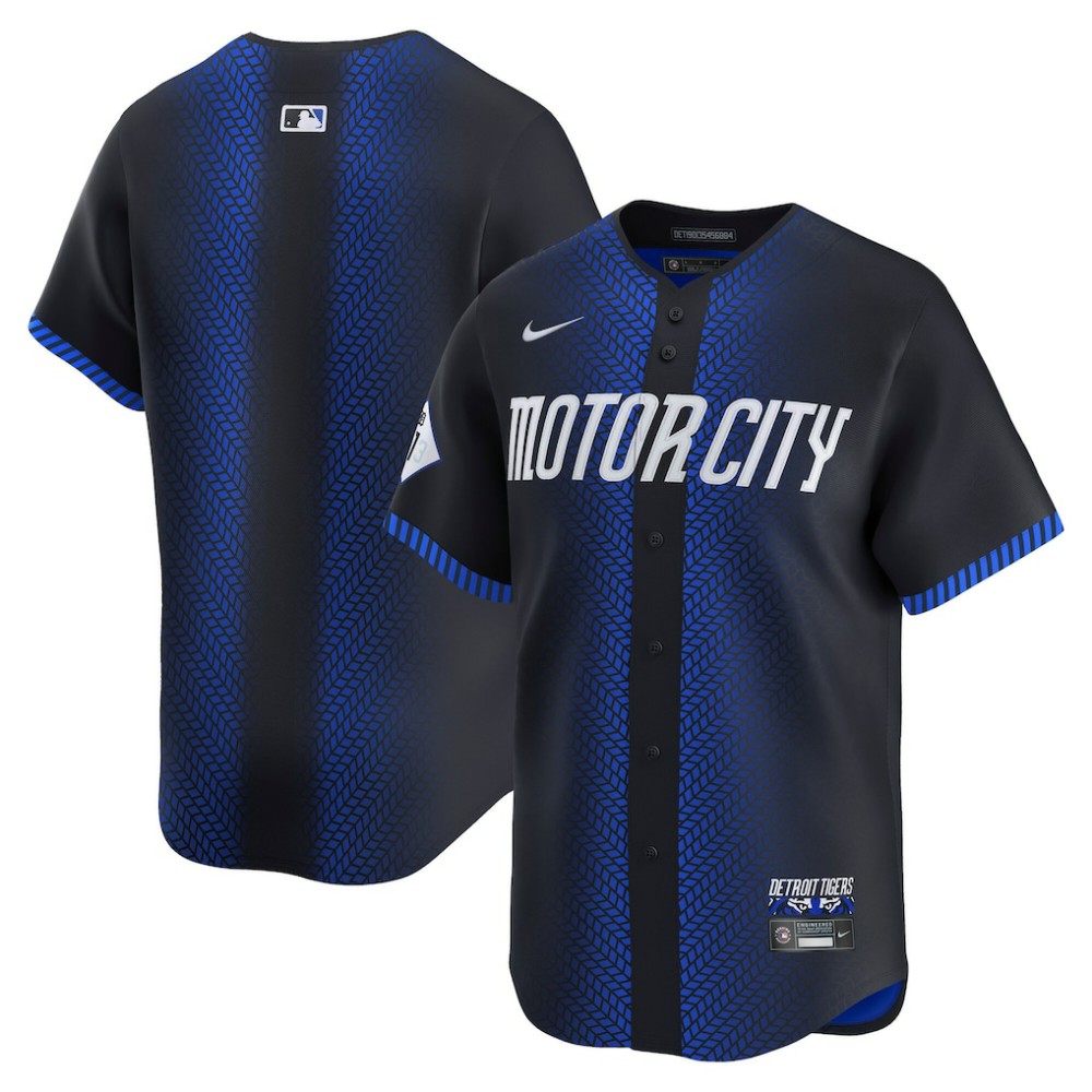 MLB Detroit Tigers Nike City Connect Limited Jersey - Blue