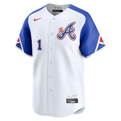 MLB Ozzie Albies Atlanta Braves Nike City Connect Limited Jersey - White