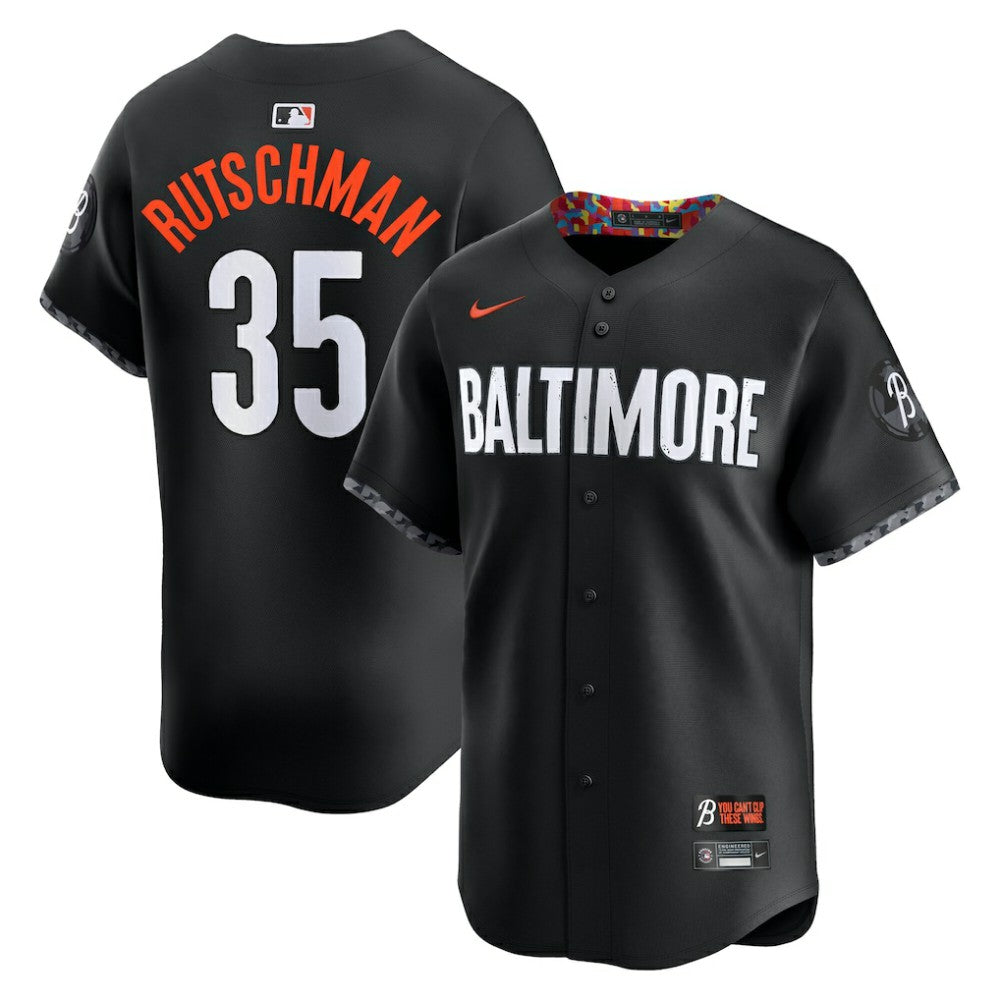 MLB Adley Rutschman Baltimore Orioles Nike City Connect Limited Jersey - Black