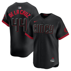 MLB Elly De La Cruz Cincinnati Reds Nike City Connect Limited Jersey - Black