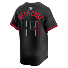 MLB Elly De La Cruz Cincinnati Reds Nike City Connect Limited Jersey - Black