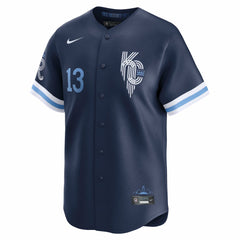 MLB Salvador Perez Kansas City Royals Nike City Connect Limited Jersey - Navy