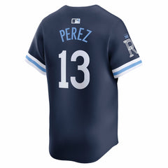 MLB Salvador Perez Kansas City Royals Nike City Connect Limited Jersey - Navy