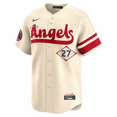 MLB Mike Trout Los Angeles Angels Nike City Connect Limited Jersey - Natural