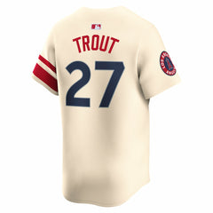 MLB Mike Trout Los Angeles Angels Nike City Connect Limited Jersey - Natural