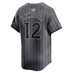 MLB Francisco Lindor New York Mets Nike City Connect Limited Jersey - Gray
