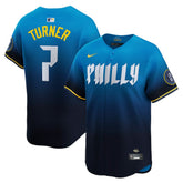 MLB Trea Turner Philadelphia Phillies Nike City Connect Limited Jersey - Blue