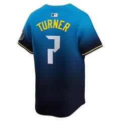 MLB Trea Turner Philadelphia Phillies Nike City Connect Limited Jersey - Blue