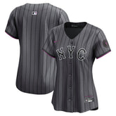 MLB New York Mets Nike Women's City Connect Limited Jersey - Gray