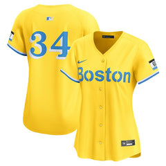 MLB David Ortiz Boston Red Sox Nike Women's City Connect Limited Jersey - Gold