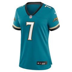 NFL Brian Thomas Jr. Jacksonville Jaguars Women's Prowler Throwback Game Jersey - Teal